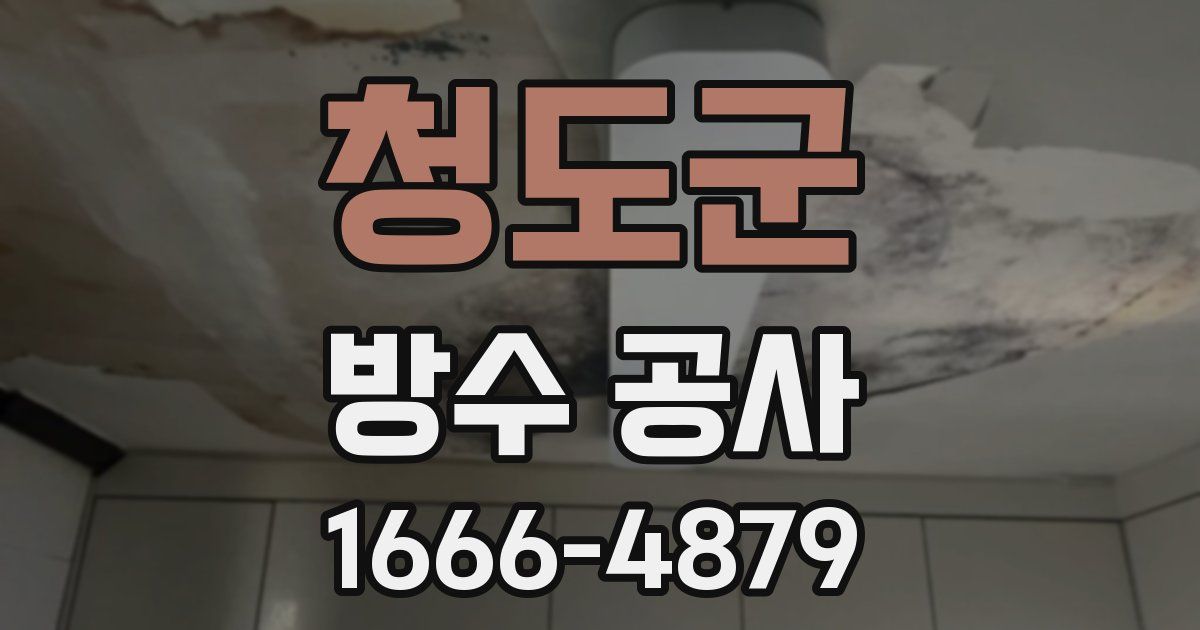 청도군 방수 공사