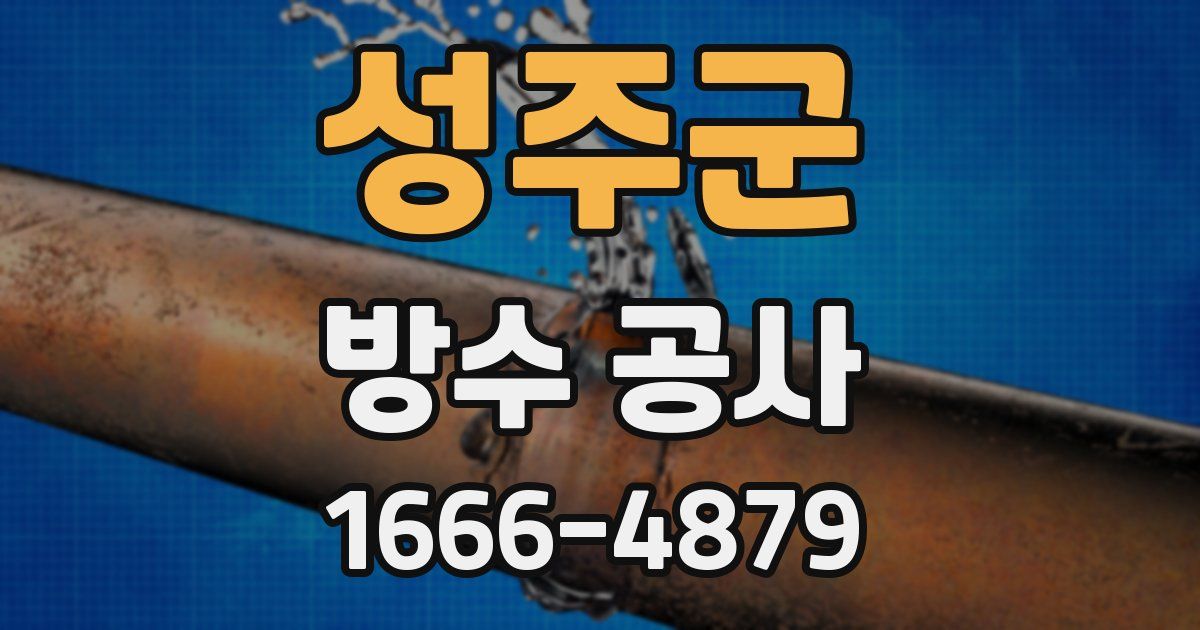 성주군 방수 공사