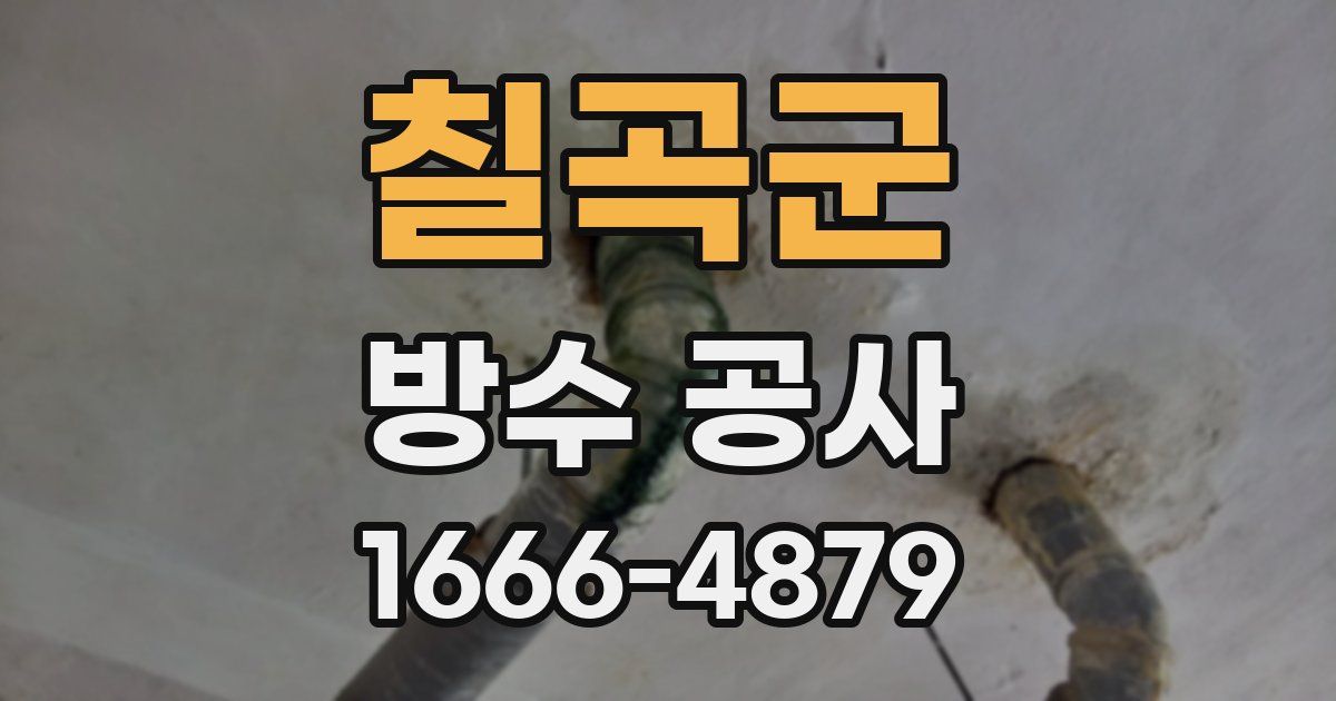 칠곡군 방수 공사