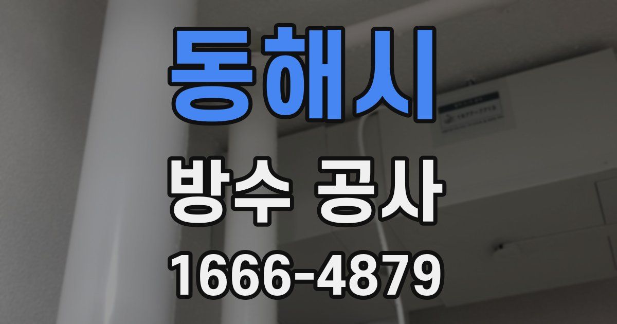 동해시 방수 공사