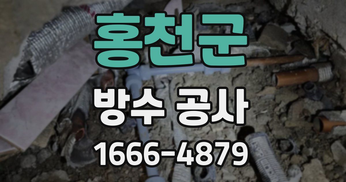 홍천군 방수 공사