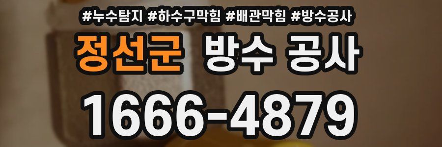 정선군 방수 공사