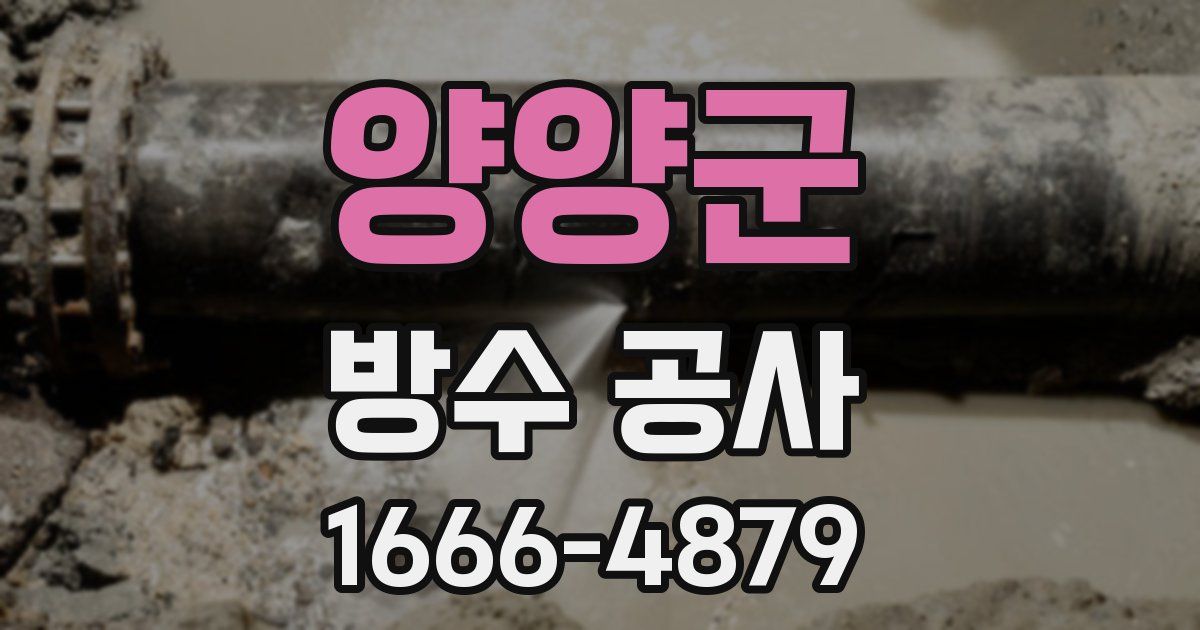 양양군 방수 공사
