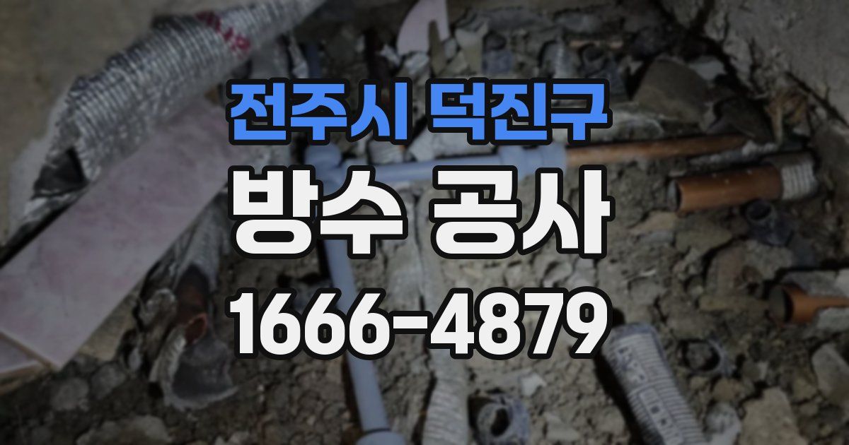 전주시 덕진구 방수 공사