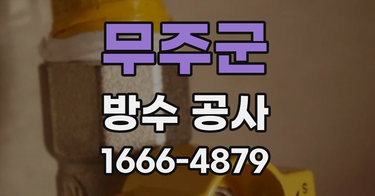 무주군 방수 공사