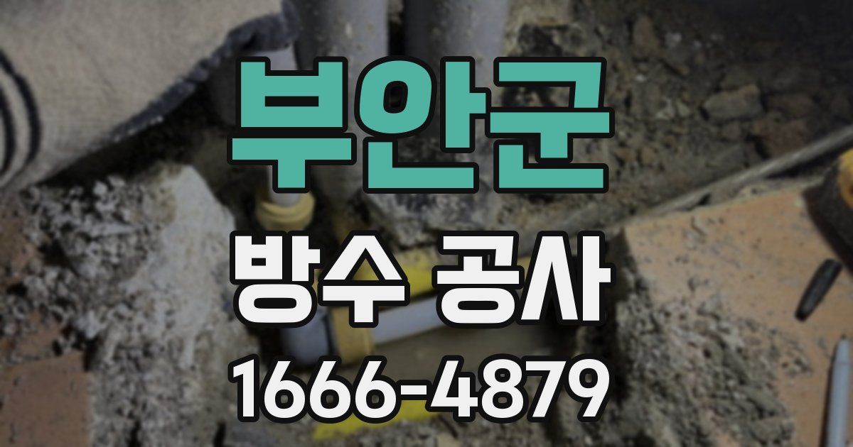 부안군 방수 공사