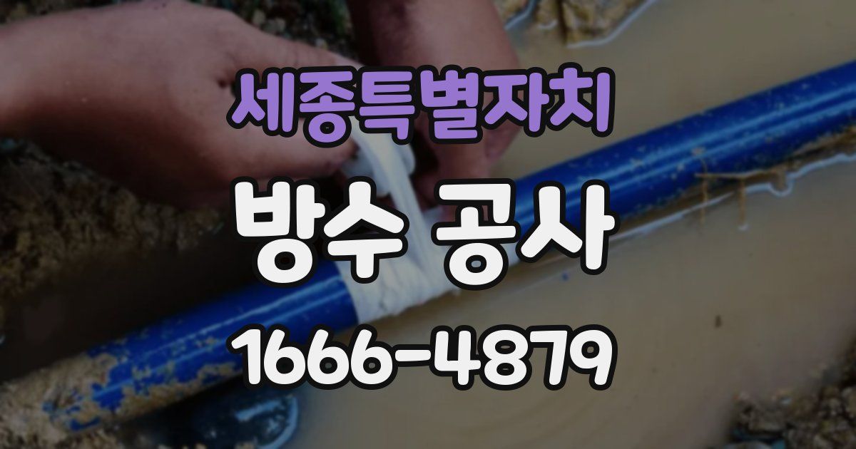 세종특별자치 방수 공사