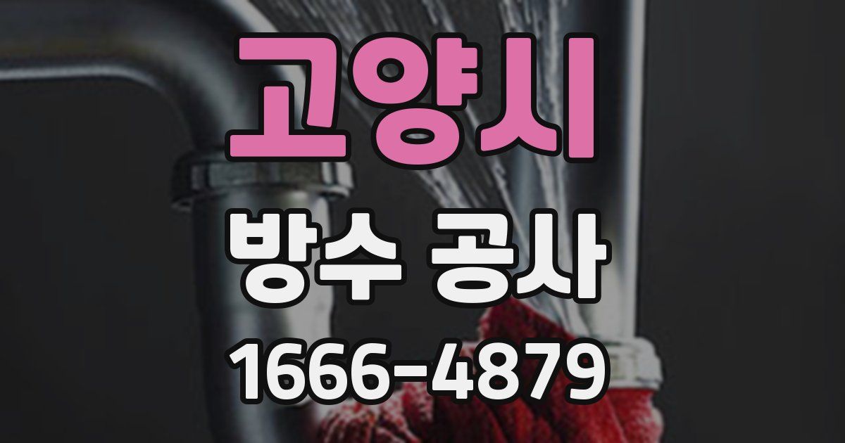 고양시 방수 공사