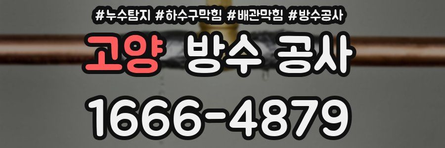 고양 방수 공사