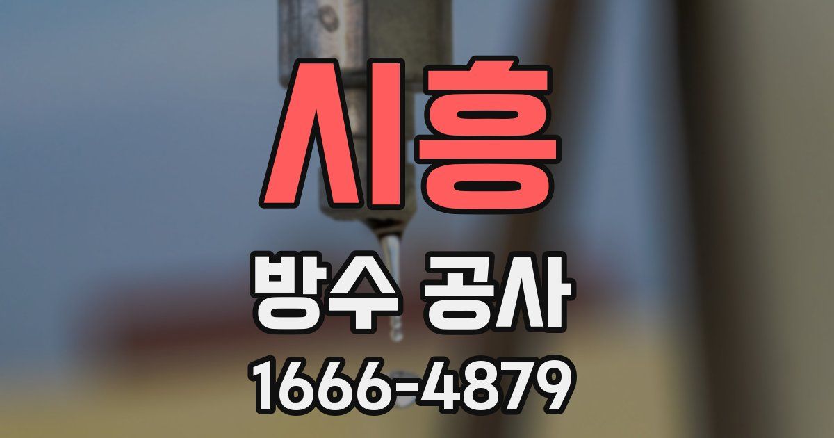시흥 방수 공사