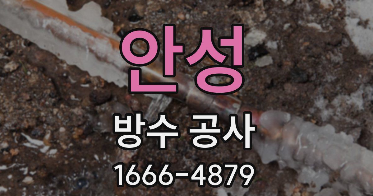 안성 방수 공사