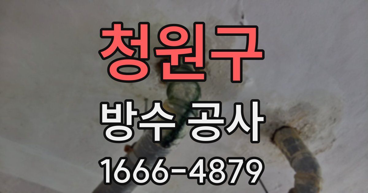 청원구 방수 공사
