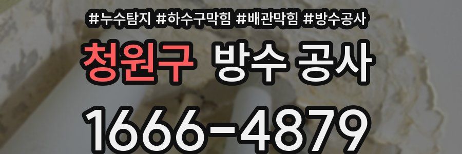 청원구 방수 공사