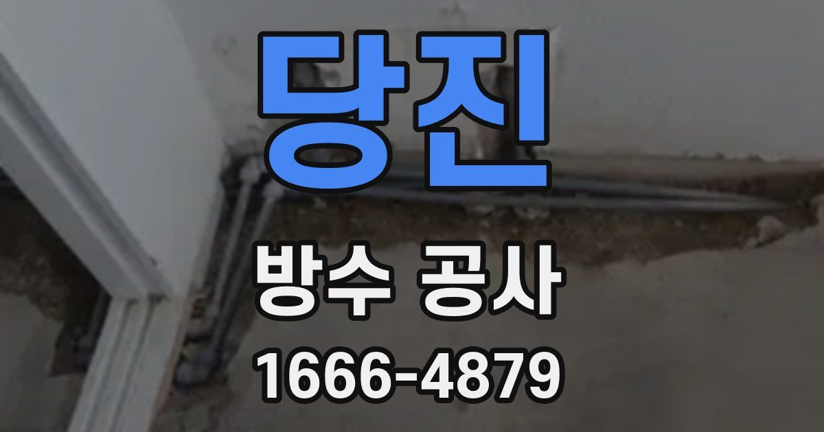 당진 방수 공사