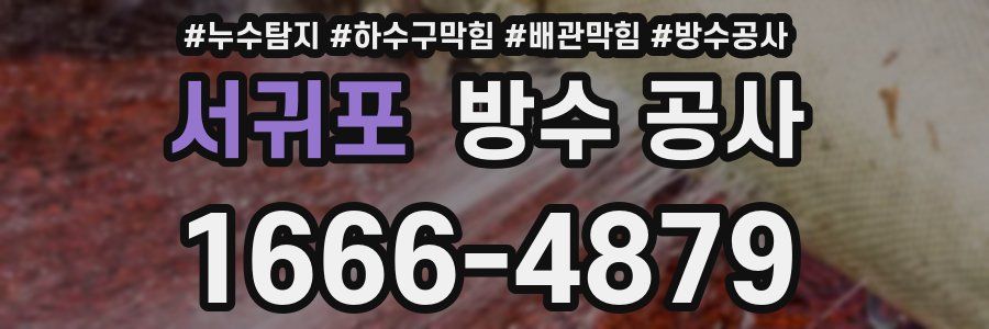 서귀포 방수 공사