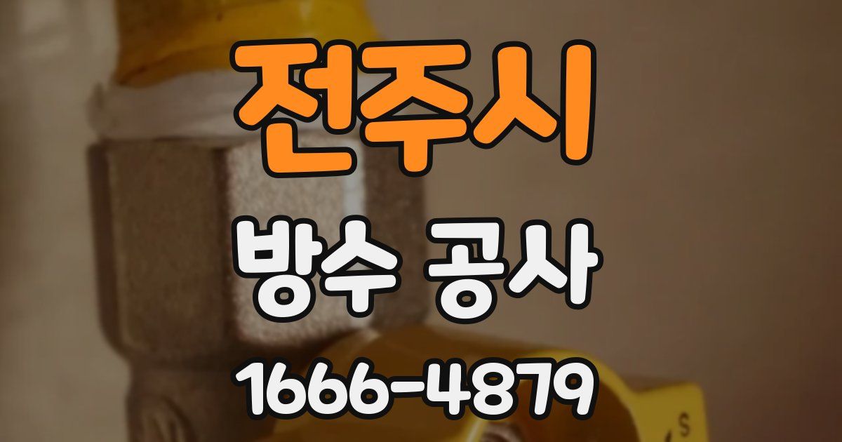 전주시 방수 공사