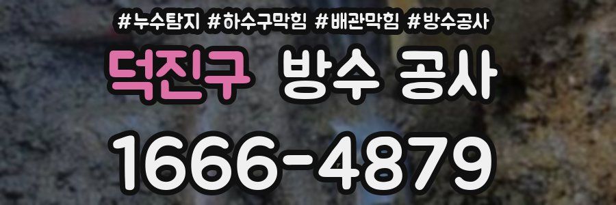 덕진구 방수 공사