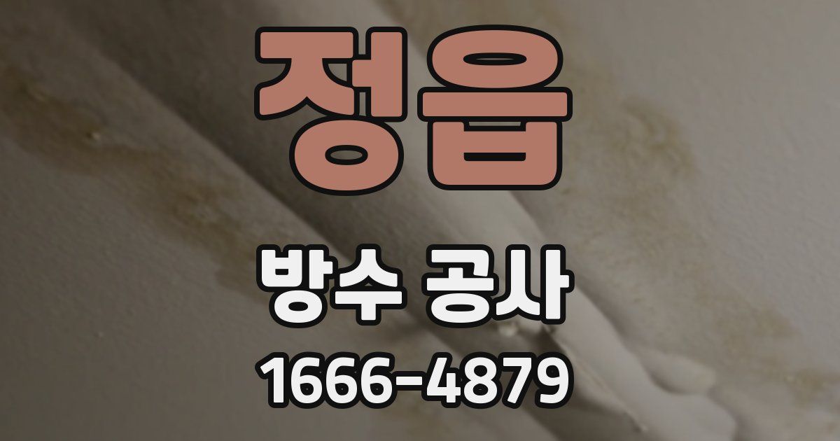 정읍 방수 공사