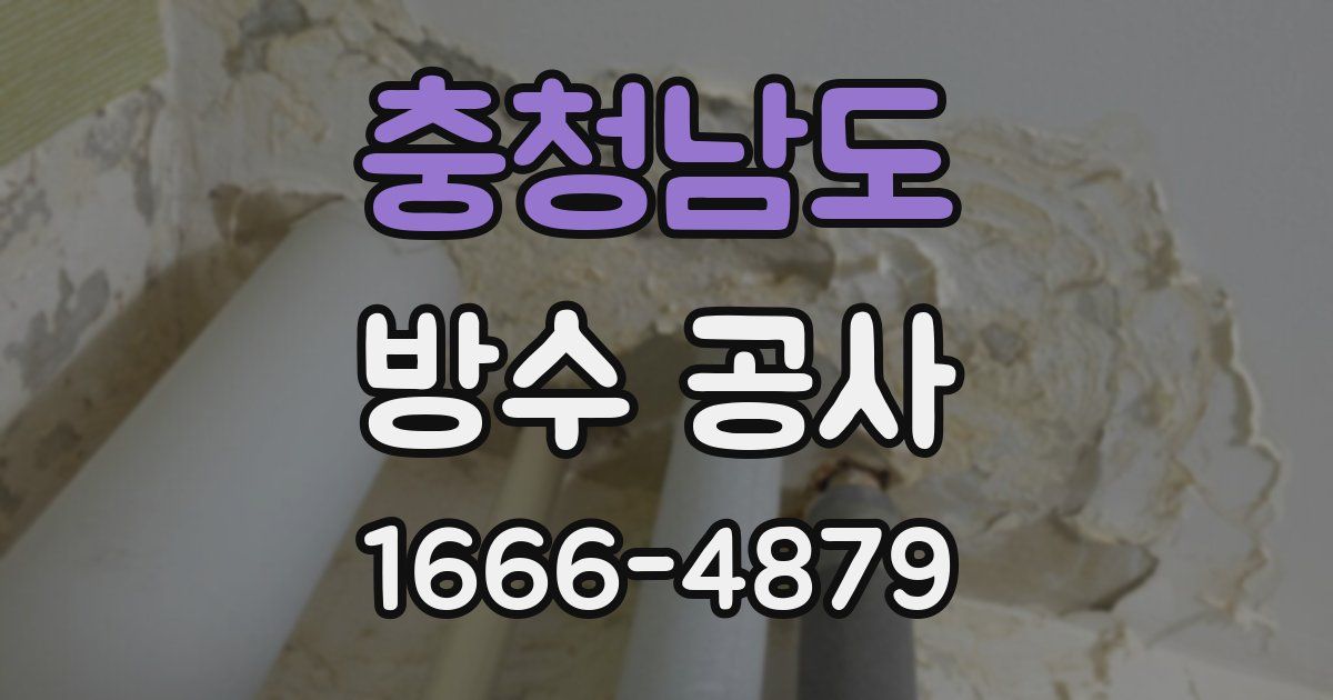 충청남도 방수 공사