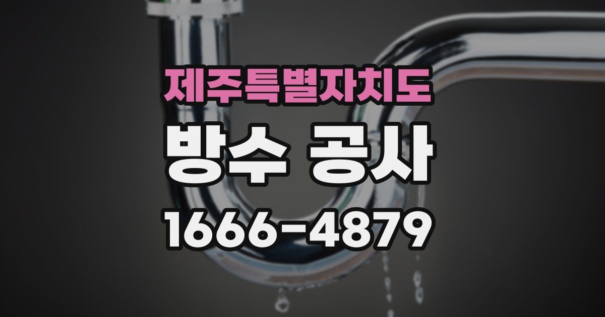제주특별자치도 방수 공사