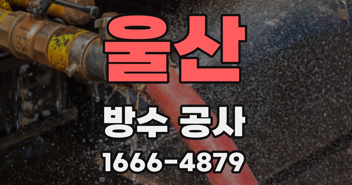 울산 방수 공사