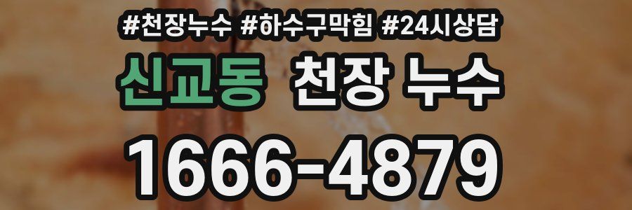 신교동 천장 누수