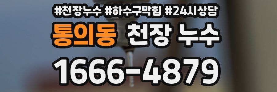 통의동 천장 누수