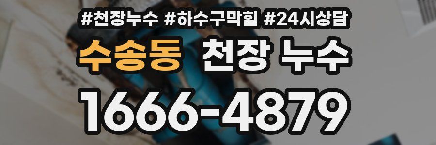 수송동 천장 누수