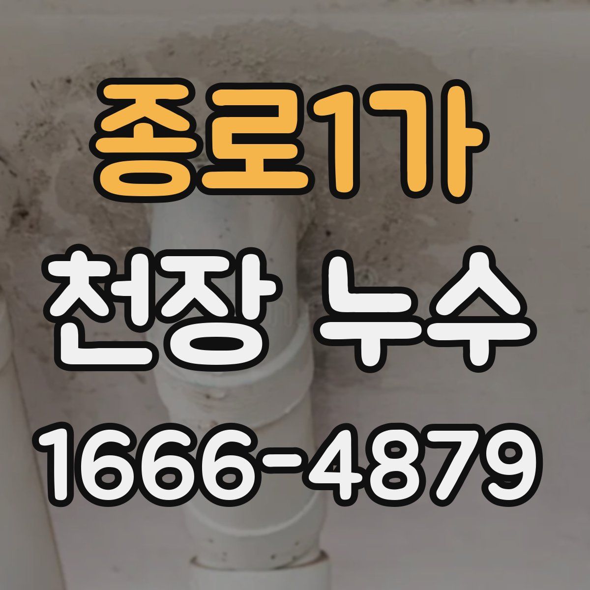 종로1가 천장 누수