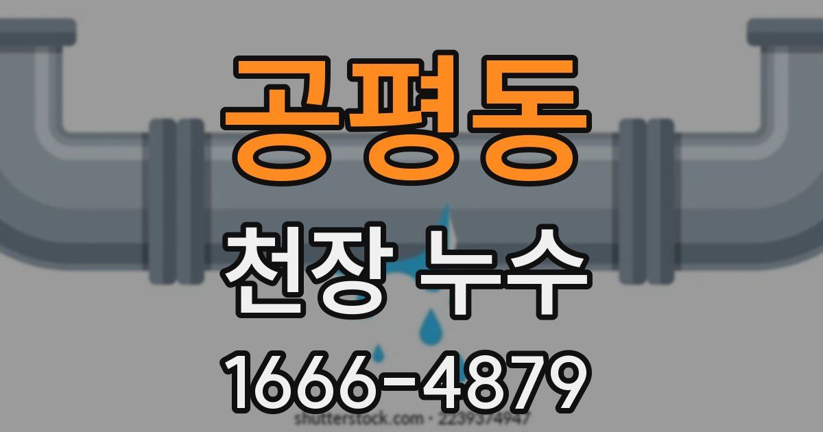 공평동 천장 누수