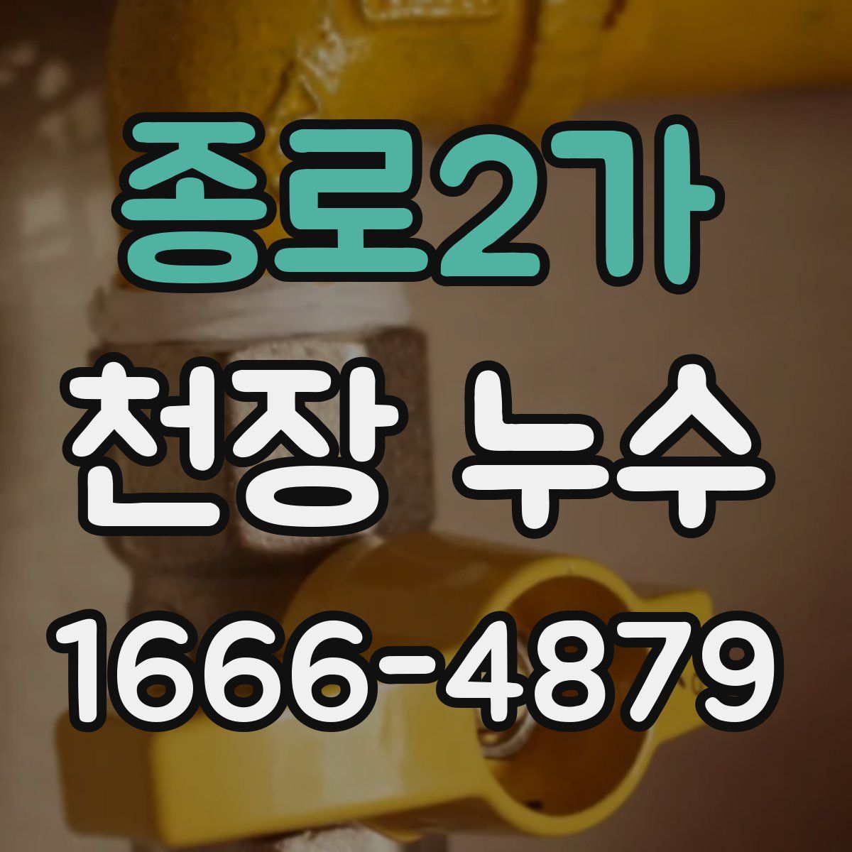 종로2가 천장 누수