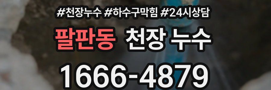 팔판동 천장 누수