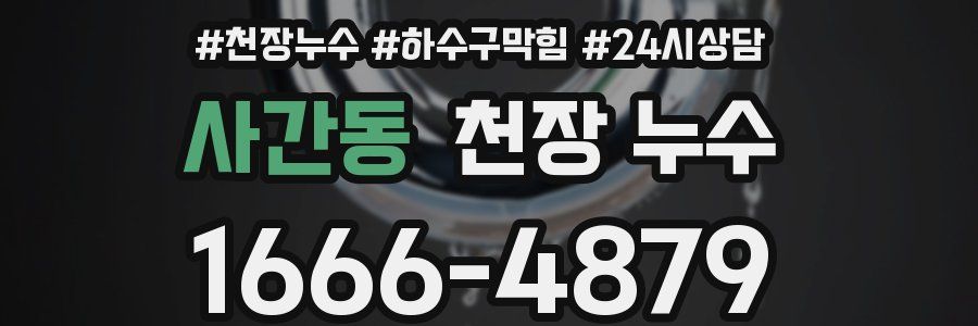 사간동 천장 누수