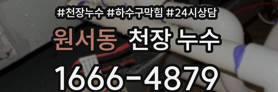 원서동 천장 누수