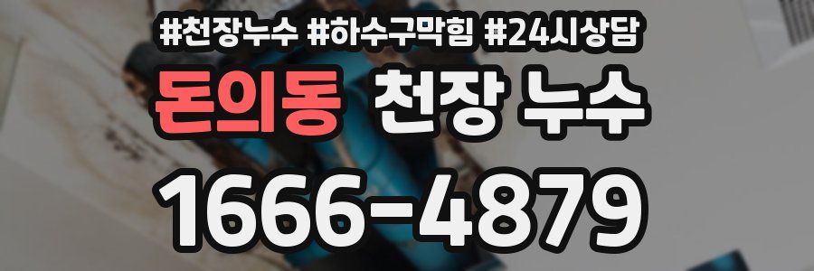 돈의동 천장 누수