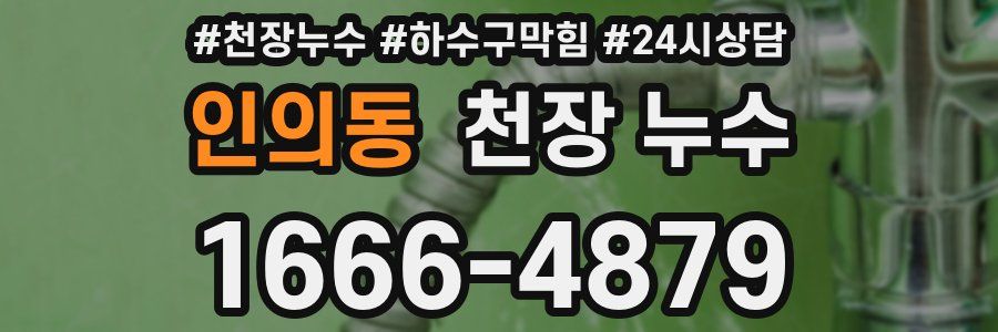 인의동 천장 누수