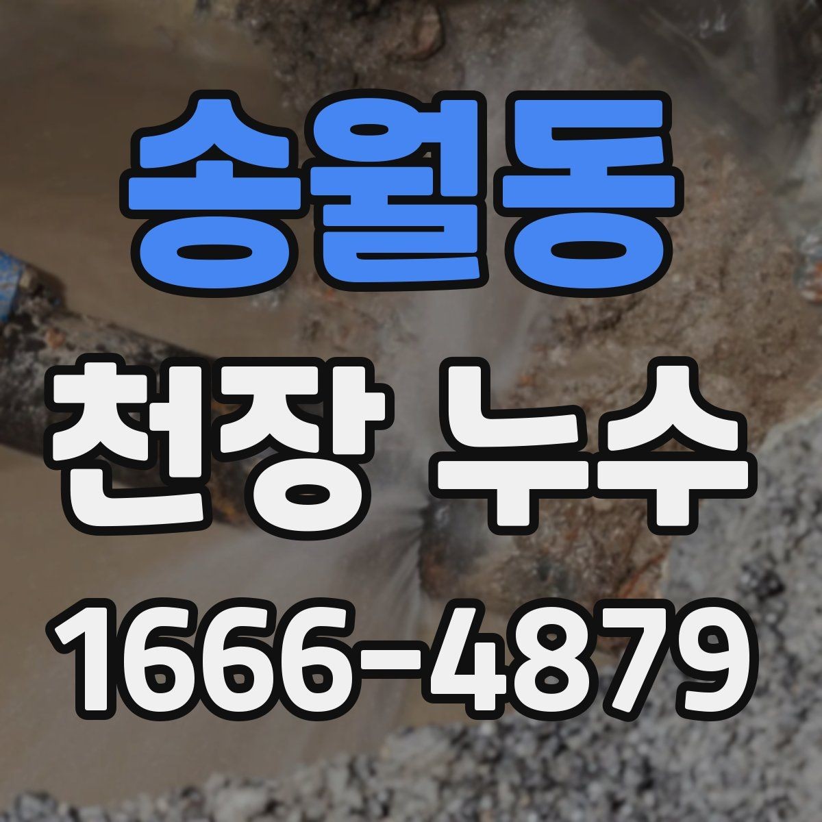 송월동 천장 누수 복도 천장에만 물자국이 생길 때