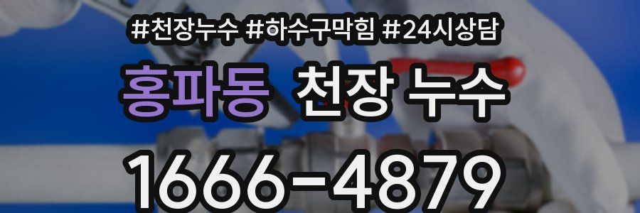 홍파동 천장 누수