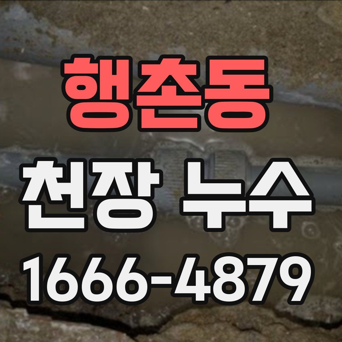 행촌동 천장 누수 피해가 커지기 전 빠른 대응