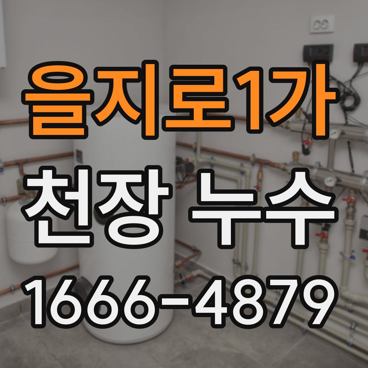 을지로1가 천장 누수