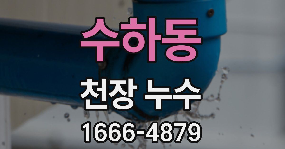 수하동 천장 누수