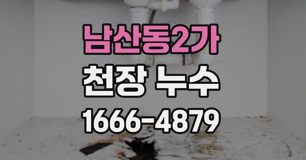 남산동2가 천장 누수