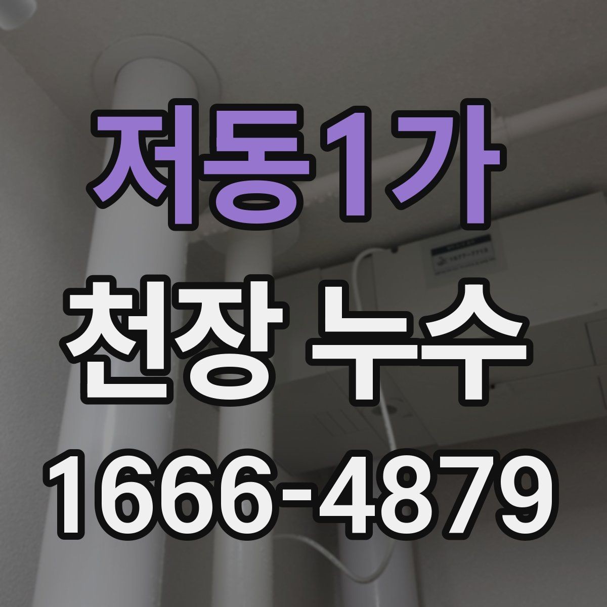 저동1가 천장 누수 얼룩이 커지기 전에 해결