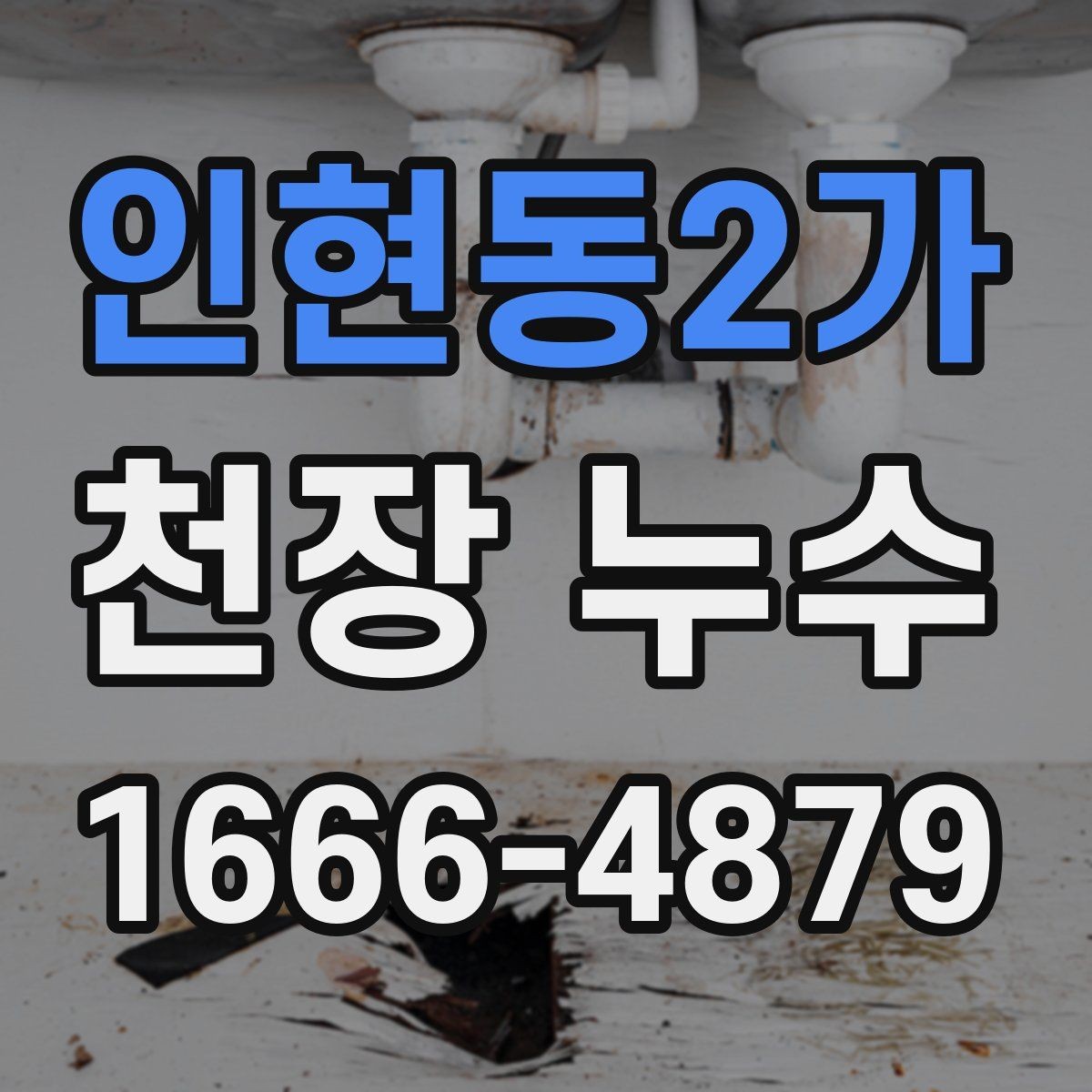 인현동2가 천장 누수 비가 그치면 마르는 얼룩은 무엇일까