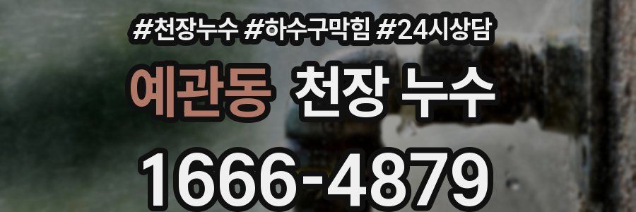 예관동 천장 누수