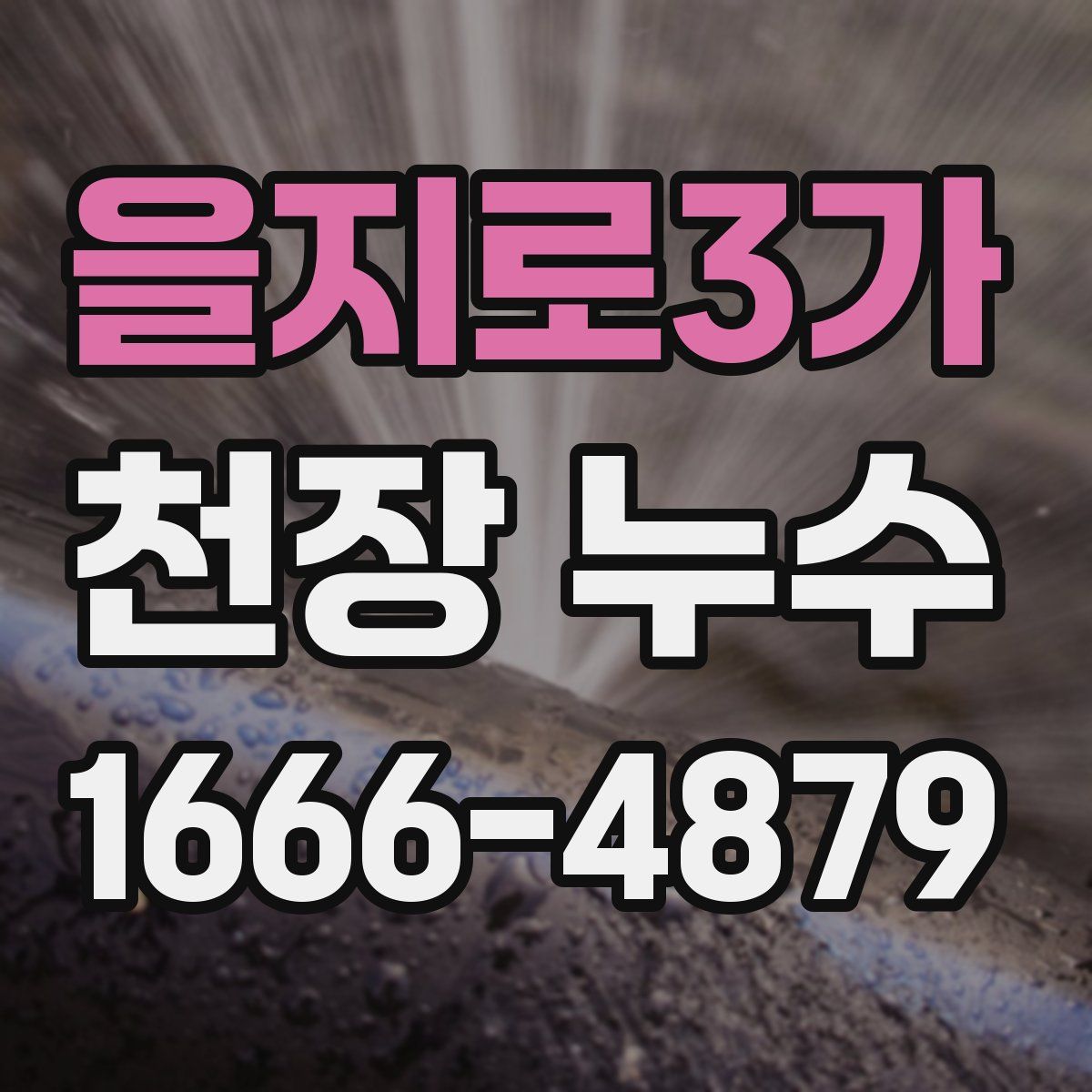 을지로3가 천장 누수