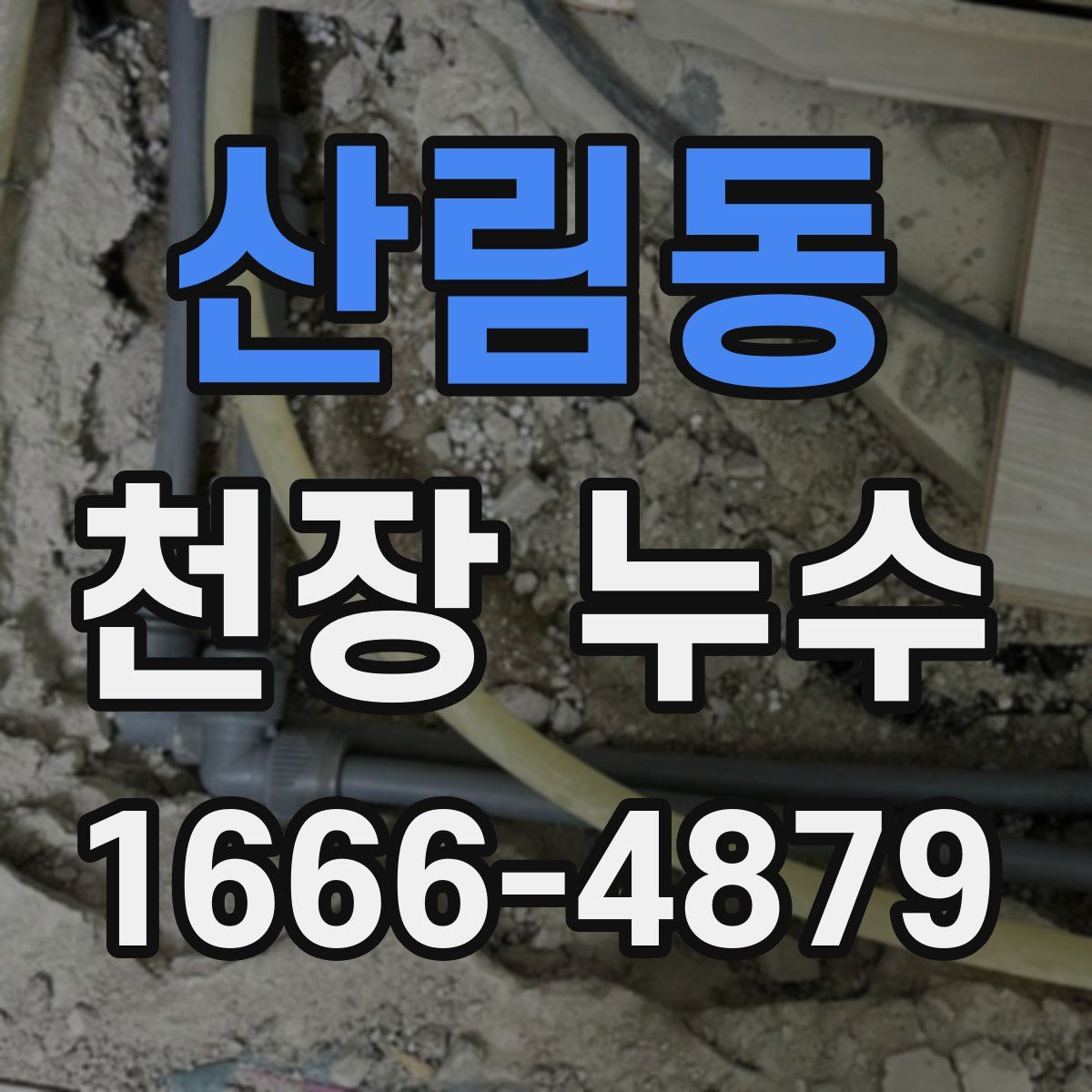 산림동 천장 누수