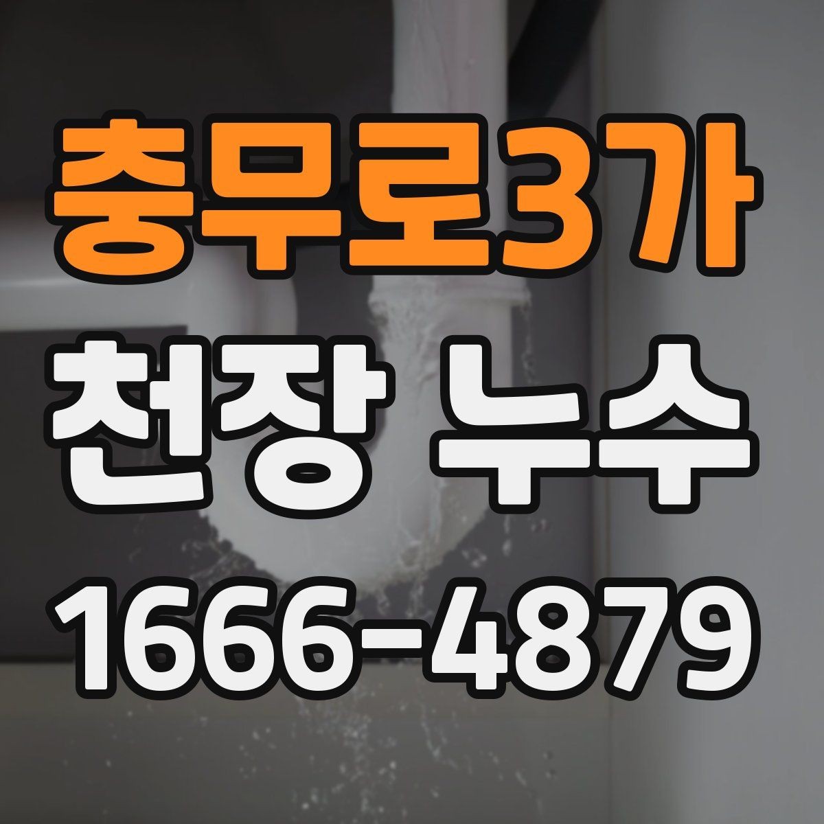 충무로3가 천장 누수 물자국이 한밤중에만 진해지는 이유