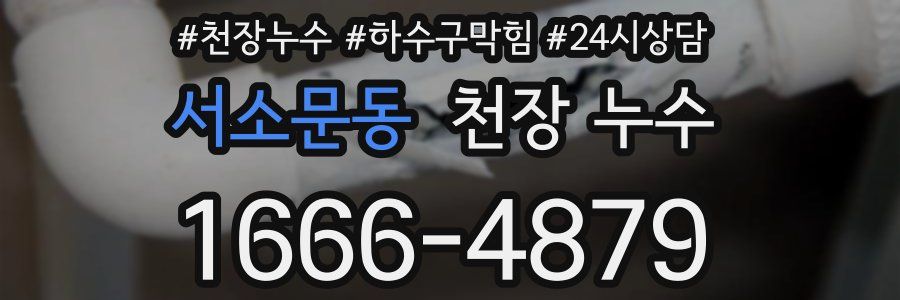 서소문동 천장 누수