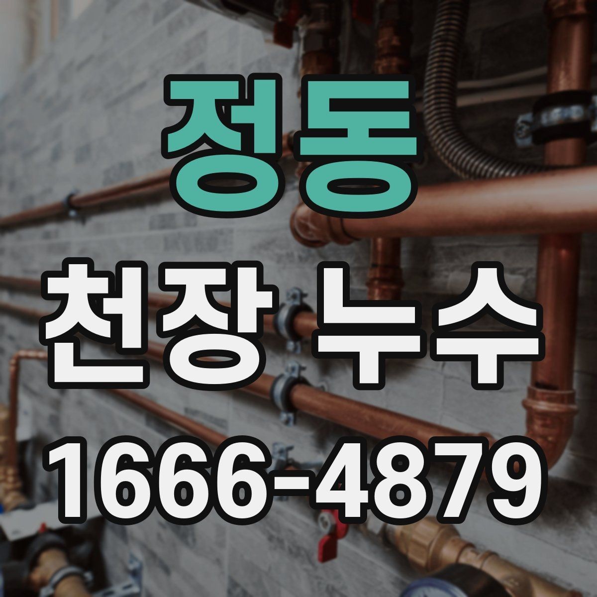 정동 천장 누수 물이 떨어지는 자리와 얼룩 자리가 다를 때